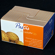 Caja 310gr de Pastas de castaña