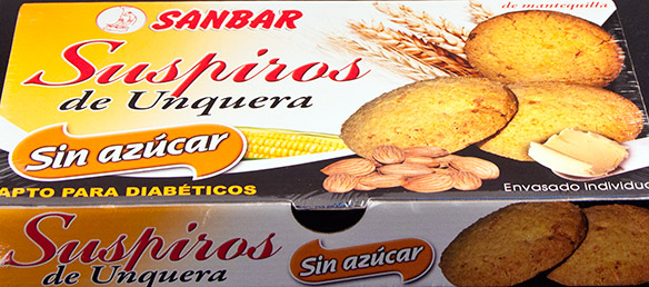 Suspiros de Unquera sín azúcar