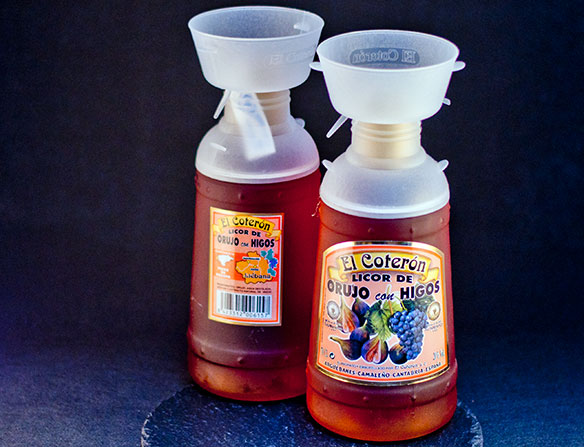 Licor de orujo con higos