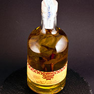 Botella 70cl de Licor de orujo con hierbas asturianas embotelladas