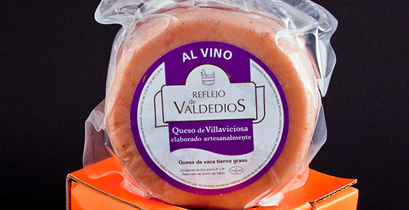 Queso al vino de Cangas