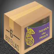 Caja 6 botellas de Sidra de pera