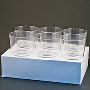 Caja de 6 vasos de chiquito